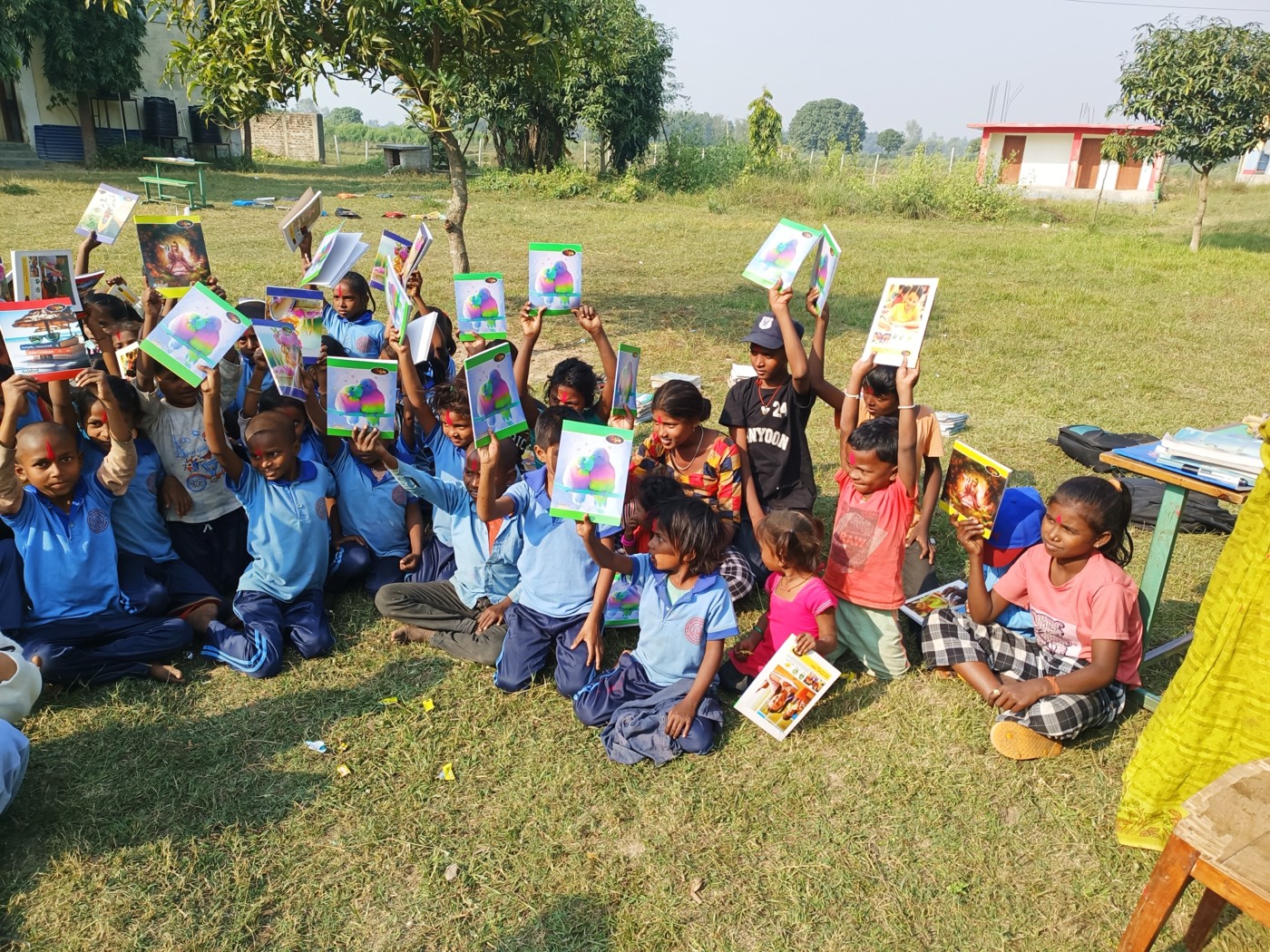 Free textbook distribution day for students