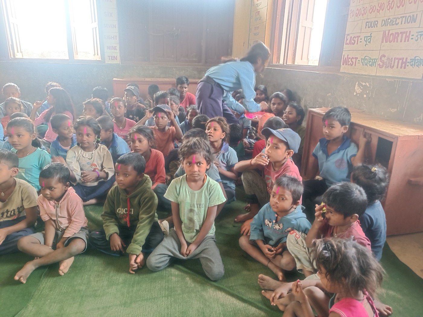 Early Childhood Development students sitting together in class