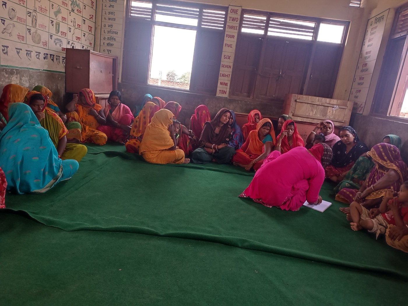 Parents meeting at the school