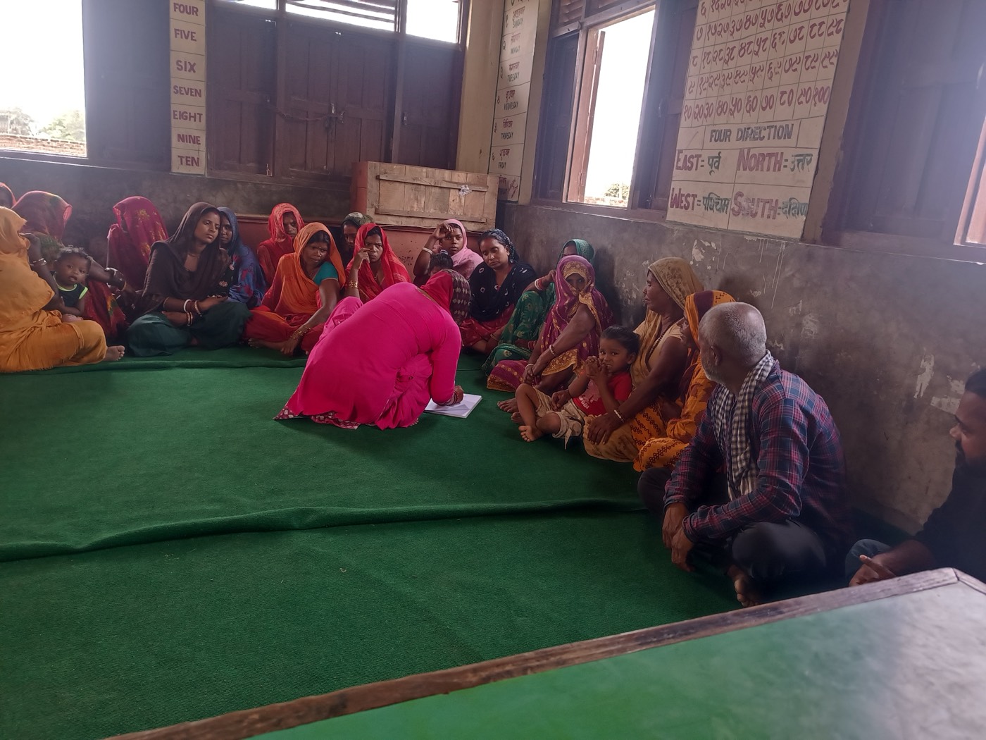 Parents meeting at the school